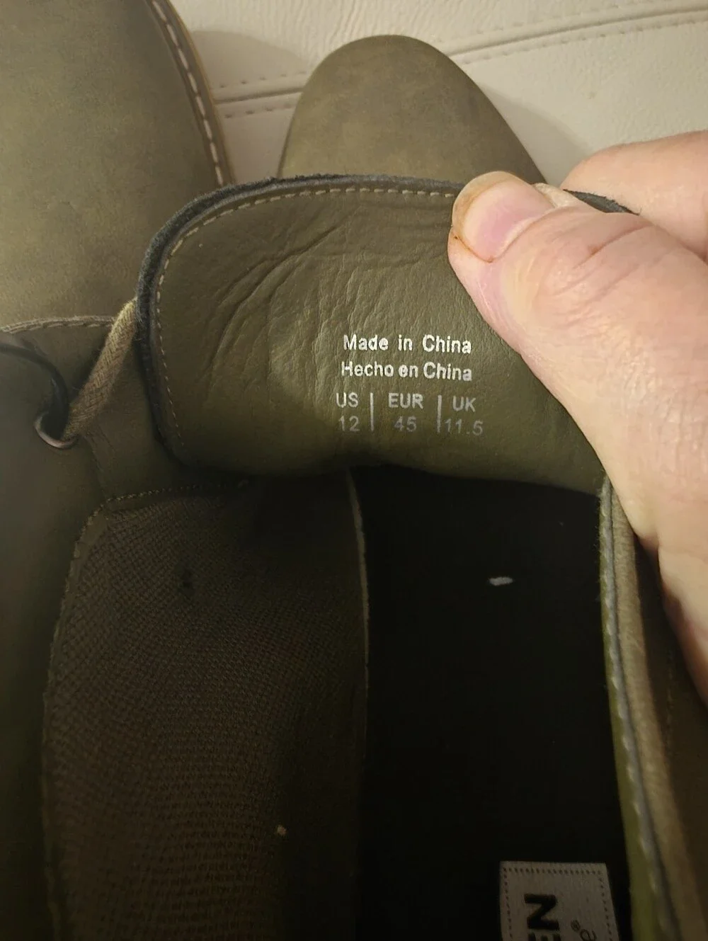 Madden By Steve Madden. Olive Green - 12
